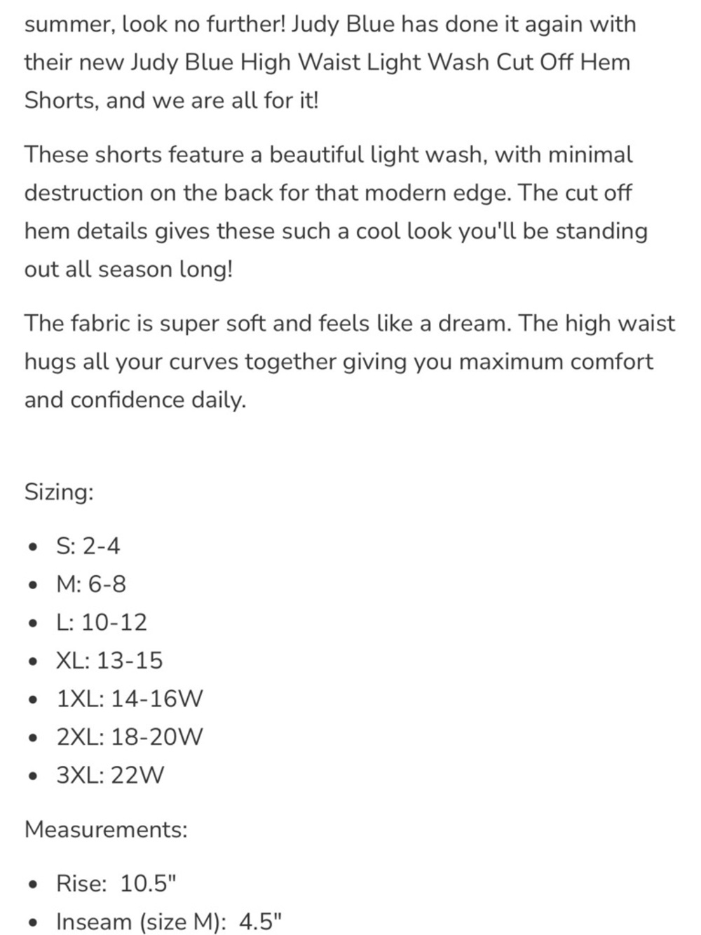 Judy Blue Light Wash High-Rise Denim Shorts with Raw Hem - Picture 5 of 5
